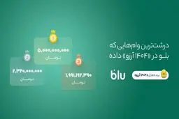 در کمپین «۱۴۰۴ آرزو» بیش از ۱۶۶میلیارد تومان وام به کاربران بلو تعلق گرفت