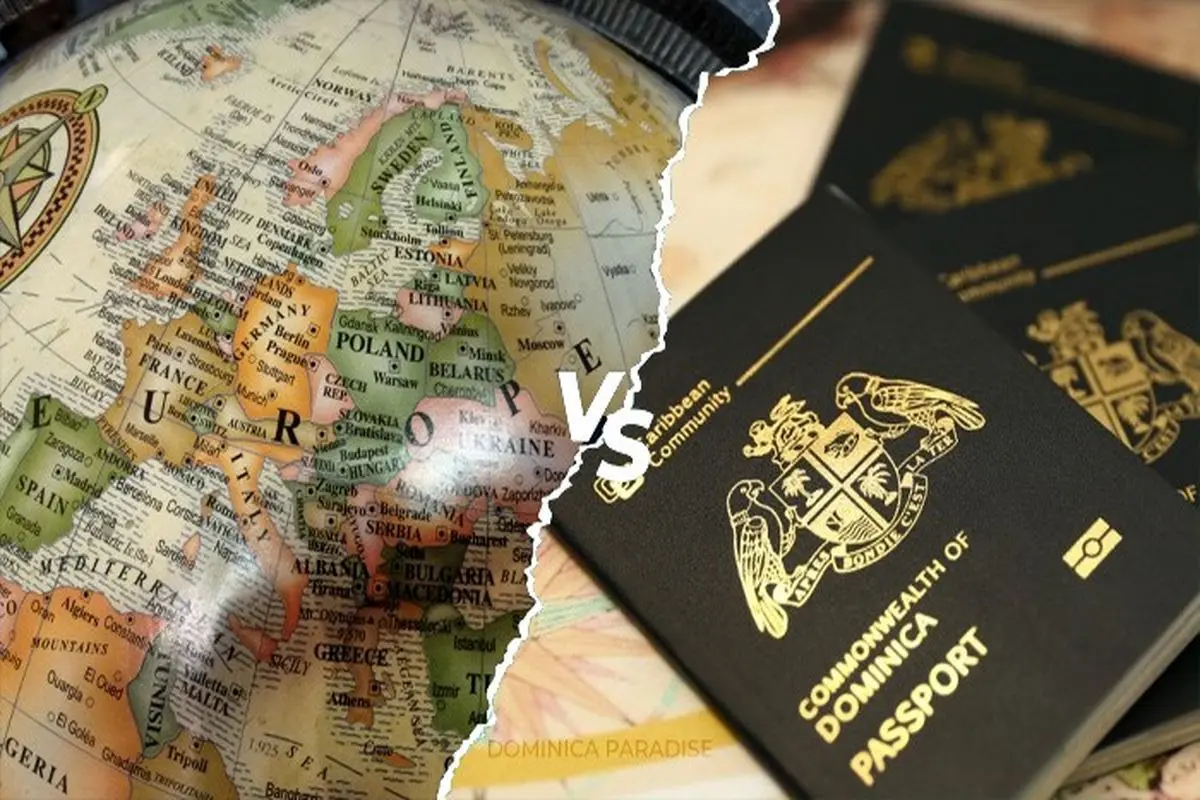 مقایسه شهروندی دومینیکا با اقامت اروپا

