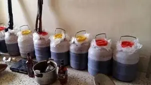 کشف مشروبات الکلی در ویلای دماوند

