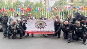 ایرانگردی ۲۸ موتورسوار لهستانی  