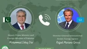 گفتگوی گروسی و وزیر خارجه پاکستان