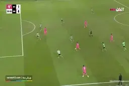 گل چهارم بارسلونا به بتیس+ ویدئو