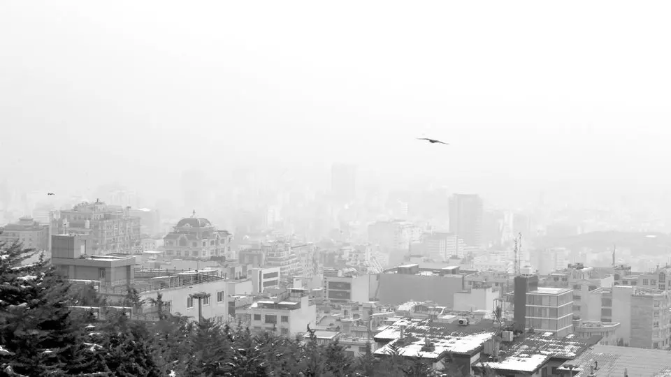 اینجا تهران است خاکستری کمی مایل به تیره