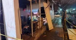 انفجار و آتش‌سوزی در میوه‌فروشی خیابان پیروزی؛ دو مصدوم و خسارت به خودروهای پارک‌شده

