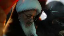 آیت الله وحید خراسانی در دسته عزاداری حاضر شد+عکس