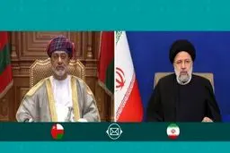 رئیسی: إیران عازمة على تعزیز التعاون والعلاقات مع عمان