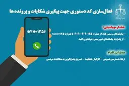 فعال‌سازی کد دستوری برای پیگیری شکایات در سازمان تعزیرات

