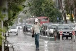پیش‌بینی وقوع رگبار باران، رعد و برق و وزش باد شدید