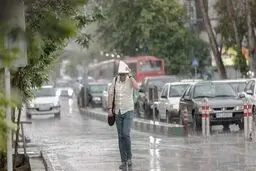 پیش‌بینی وقوع رگبار باران، رعد و برق و وزش باد شدید