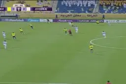 گل اول استقلال به الغرافه+ ویدئو