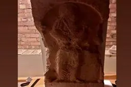 سنگ‌نگاره ساسانی احتمالا متعلق به یک بزرگ‌زاده است