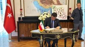 حضور مقامات ترکیه در سفارت ایران برای ادای احترام و ابراز تسلیت
