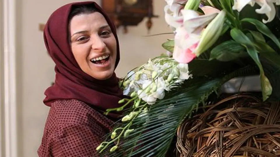 پوشش مائده طهماسبی در مراسم شصت سالگی تماشاخانه سنگلج + عکس