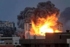 اصابت پرتابه دشمن به شهرک صنعتی اندیمشک