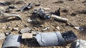 یک پهپاد در قم سرنگون شد 