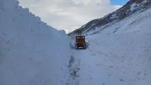 آغاز بارش برف در فریدونشهر غرب اصفهان