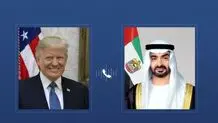 گفت‌وگوی بن زاید و ترامپ درباره تحولات منطقه