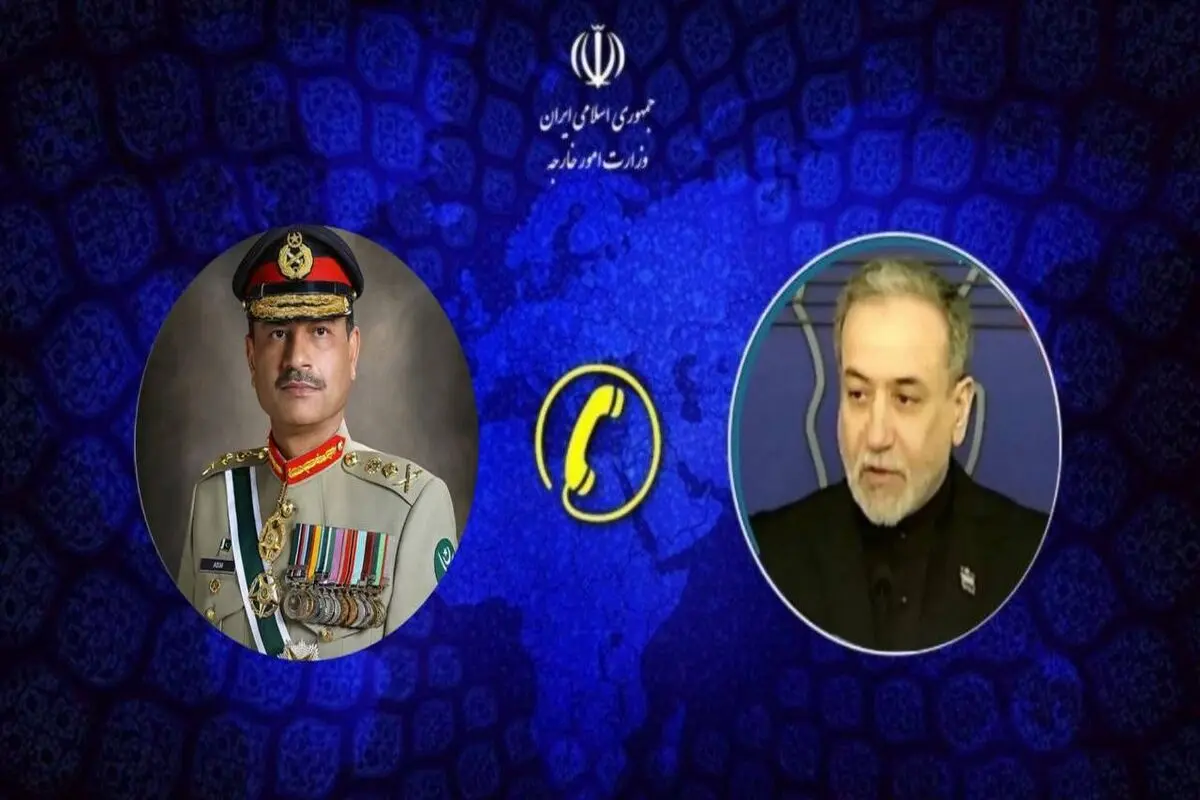 فرمانده ارتش پاکستان با عراقچی گفتگو کرد