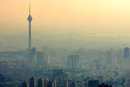 هوای تهران همچنان نارنجی/ باران هم حریف آلودگی نشد 