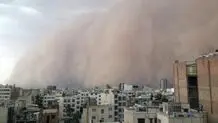 هشدار زردرنگ نسبت به درگیری 13 استان با توده گردوغبار 