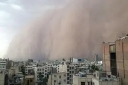 وقوع توفان با سرعت ۱۲۶ کیلومتر در زابل