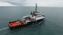 Russia's SB 45 vessel enters Iran's waters for naval drill