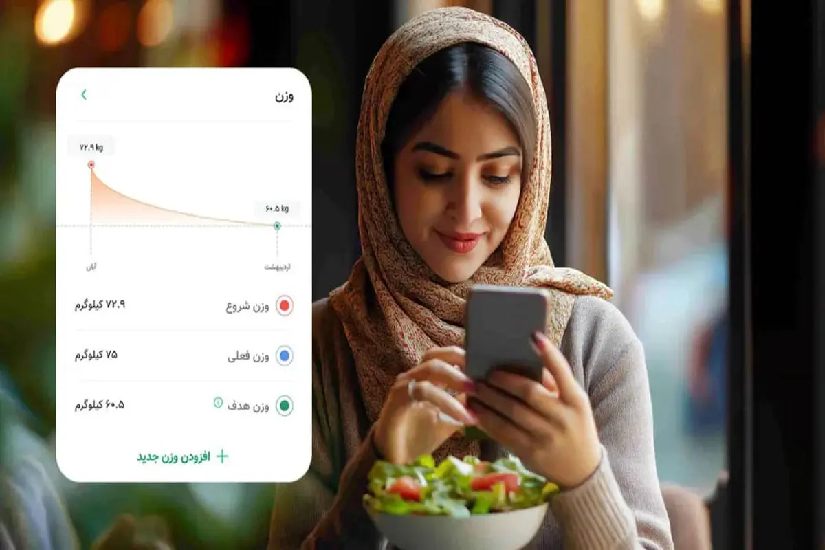fitness app فارسی برای کاهش وزن
