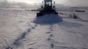 جاده مهاباد- بوکان مسدود شد


