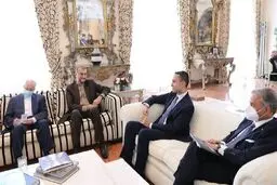 امیر عبداللهیان خلال لقائه بنظیره الایطالي : إیران مهتمة باسترجاع حصتها الطبیعیة في سوق الطاقة