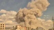 ستون دود در مرکز تهران+ ویدئو