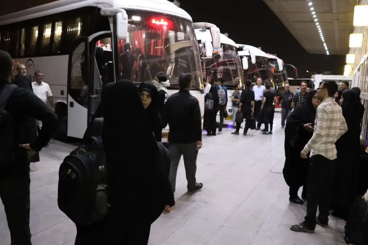 اعزامروزانه ۱۸۵ دستگاه اتوبوس از همدان به مرز مهران 