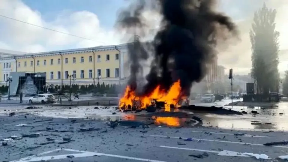وقوع انفجار گسترده در کی‌یف و چند شهر اوکراین