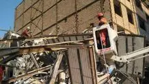 جزئیات حادثه ریزش ساختمان ۴ طبقه در خیابان طالقانی از زبان سخنگوی سازمان آتش نشانی 
