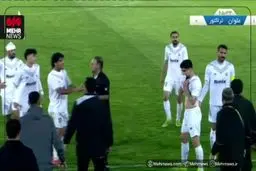 صحنه درگیری مازیار زارع و خداداد عزیزی+  ویدئو