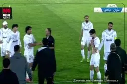 صحنه درگیری مازیار زارع و خداداد عزیزی+  ویدئو