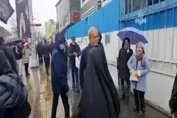 حضور متفاوت پزشکیان در راهپیمایی روز قدس + ویدئو