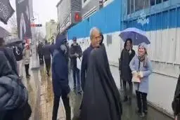 حضور متفاوت پزشکیان در راهپیمایی روز قدس + ویدئو