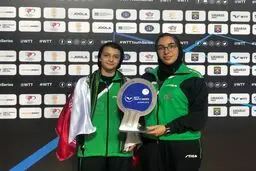 دختر نونهال تنیس روی میز ایران جهانی شد
