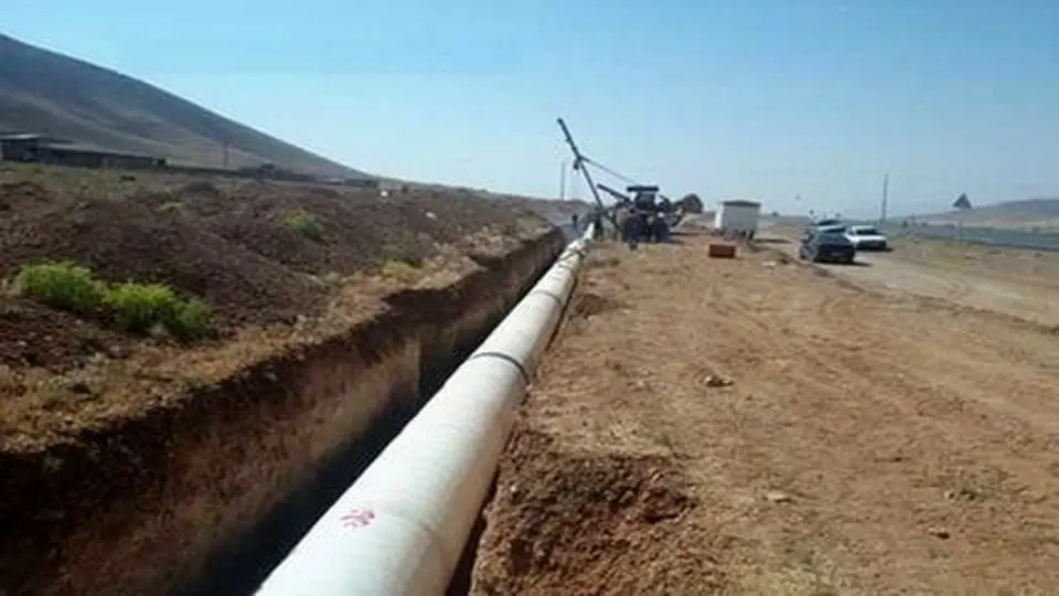 کار ترمیم خط لوله انتقال گاز در خرمبید فارس آغاز شد