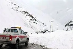 بارش سنگین برف در سمیرم