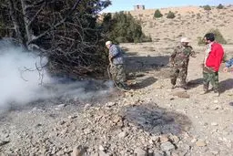 آتش‌سوزی در چهارباغ شاهرود با بی‌احتیاطی گردشگران