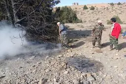 آتش‌سوزی در چهارباغ شاهرود با بی‌احتیاطی گردشگران