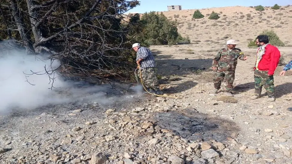 آتشسوزی در چهارباغ شاهرود با بیاحتیاطی گردشگران