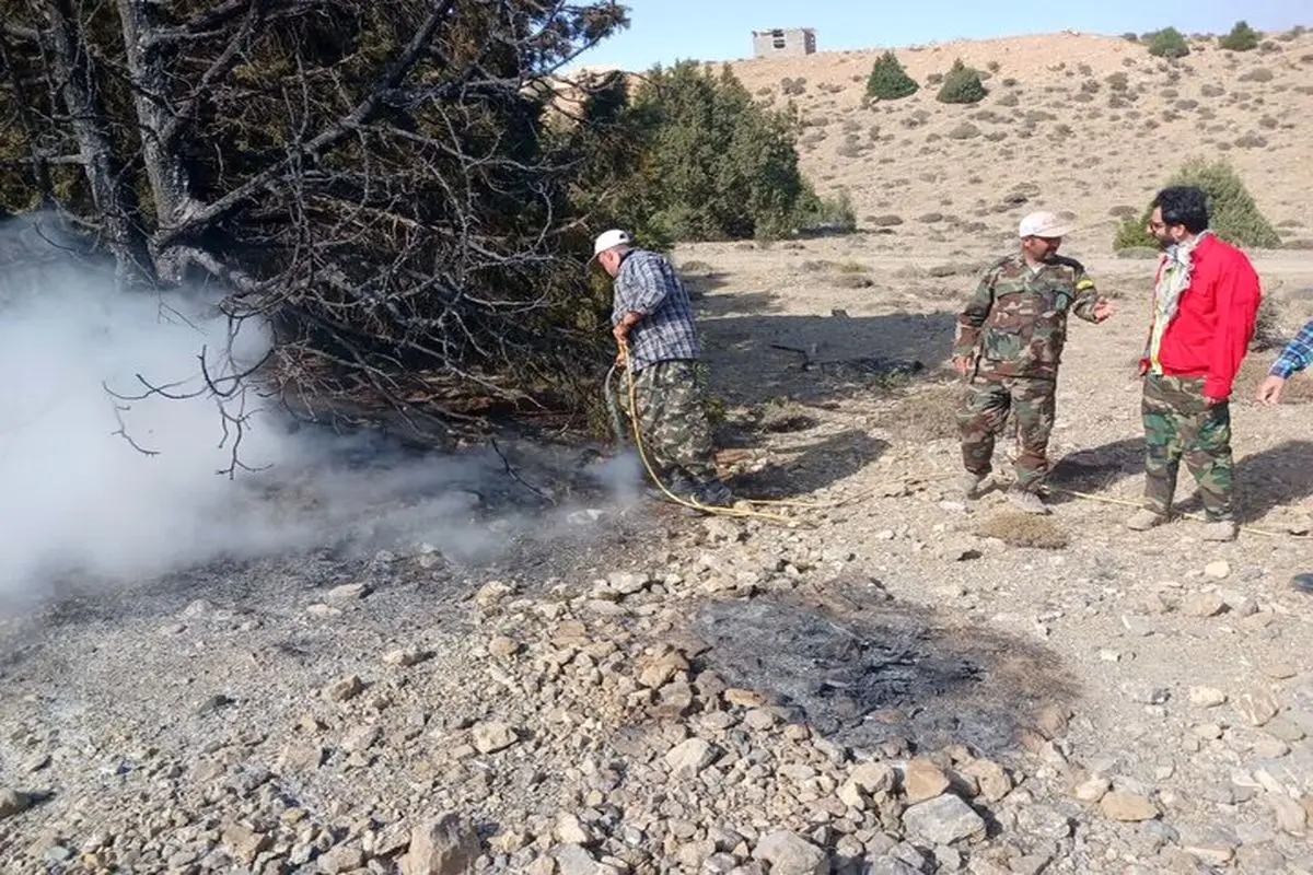 آتش‌سوزی در چهارباغ شاهرود با بی‌احتیاطی گردشگران