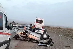 تصادف مرگبار در مسیر مهران/۳نفر جان باختند