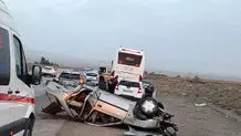تصادف مرگبار در مسیر مهران/۳نفر جان باختند