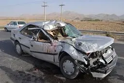 تصادف پژو ۴۰۵ با 2 کشته و 10 مصدوم در بزرگراه تهران - قم
