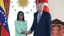 اردوغان با رئیس جمهور موقت ونزوئلا دیدار کرد