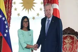 اردوغان با رئیس جمهور موقت ونزوئلا دیدار کرد