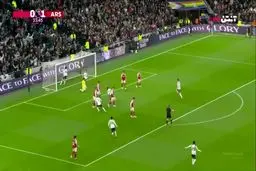 گل اول تاتنهام به آرسنال+ ویدئو